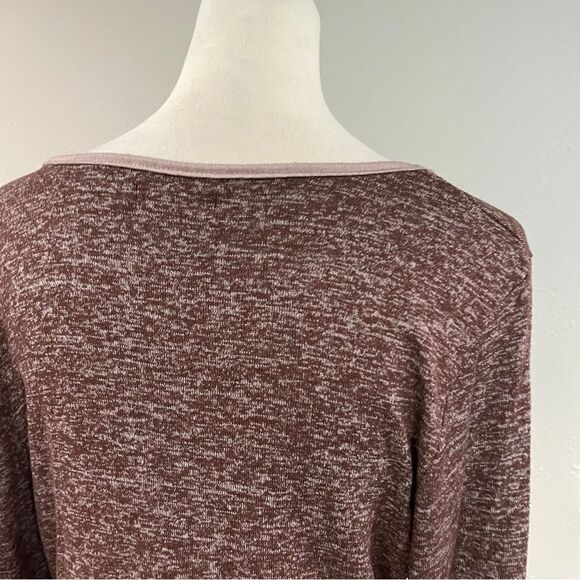 Reborn Paisley print long sleeve scoop neck sweater dress dress size large - Picture 6 of 12